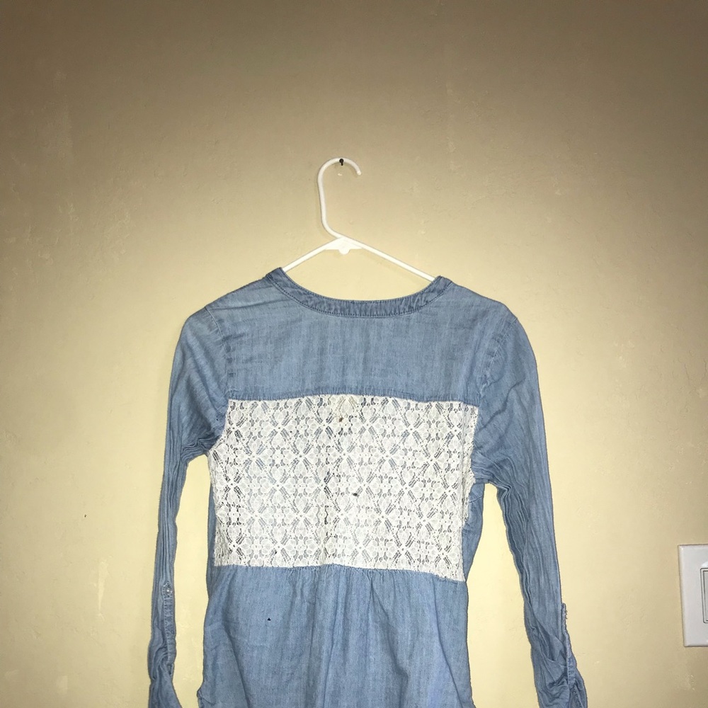 Blue lace jacket